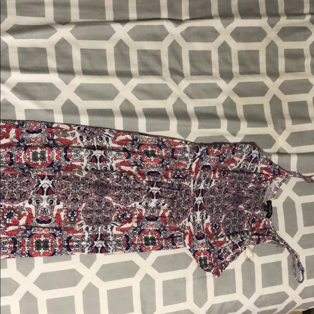 Printed maxi dress